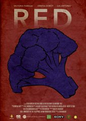 林さんのデザイン案をもとにフィリピンのアーティストが作成した『RED』のポスターの画像