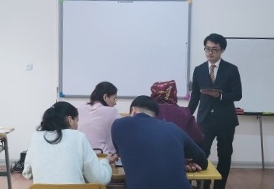 中等教育機関日本語教師研修の様子の写真