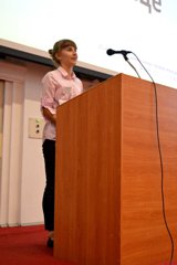 「第20回ウクライナ日本語弁論大会」優勝者の画像
