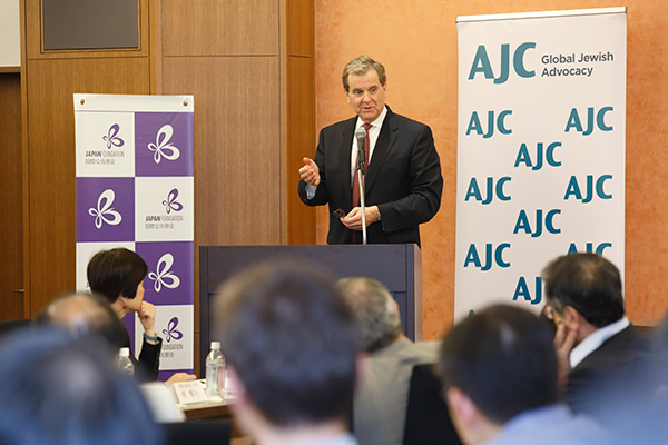 Photo of David Harris Tokyo Lecture “Politics, Society, and Presidential Campaign in the U.S.: An American Jewish Perspective”