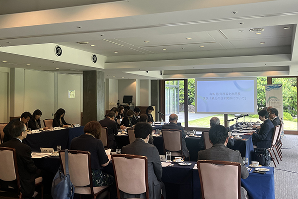 Talk by Mr. Arima (Director-General, North American Affairs Bureau, MOFA)