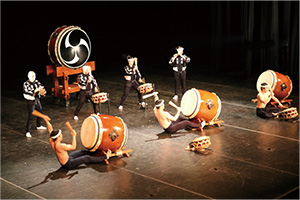 Photo of taiko performances in Egypt