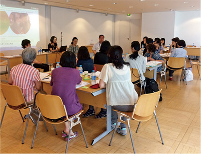 Photo of Japanese-language teacher training sessions in France