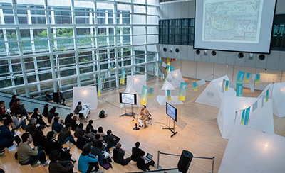 Photo of the Breathing of Maps at Yamaguchi Center for Arts and Media