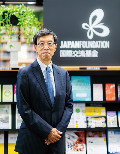 Photo of Mr. UMEMOTO Kazuyoshi, President, The Japan Foundation