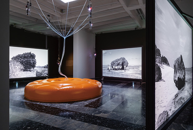 Photo of the Japan Pavilion exhibition Cosmo-Eggs at the 58th International Art Exhibition – La Biennale di Venezia