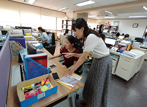 Photo of "Japanese for Life in Japan" coordinator in Thailand