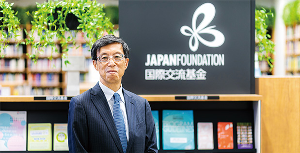 Photo of Mr. UMEMOTO Kazuyoshi, President, The Japan Foundation