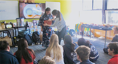 Photo of Kimono-wearing class by a Japanese-Language Assistant in Australia