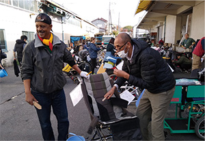 Photo of the Volunteers Group to Send Wheelchairs to Overseas Children