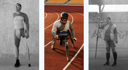 Three Photos of each of Filipino athletes who participated in the Tokyo 2020 Paralympics