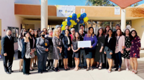 Photo of grant awarding ceremony at Tierra Bonita Elementary School