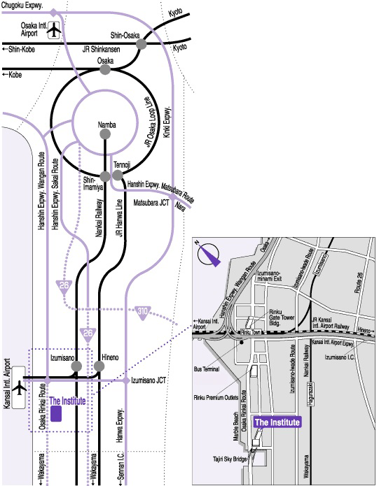 Map of Rinku Town Station