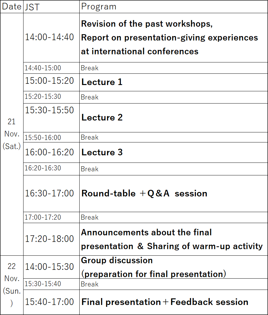 image of online timetable