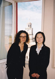 Photo of Ms. OGAWA Yoko with Ms. Rose-Marie MAKINO FAYOLLE