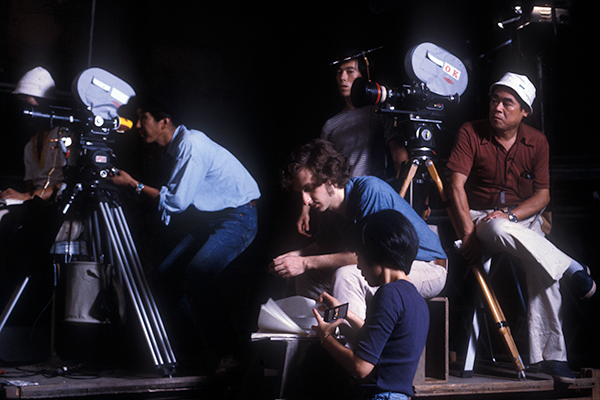 Photos taken during the filming of “Bunraku: The Messenger from the Underworld”
