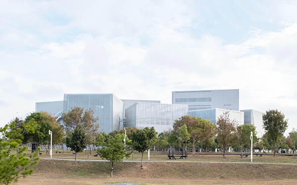 台湾の台中にあるTaichung Green Museumbraryの外観。