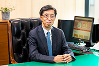 Photo of the President of the Japan Foundation