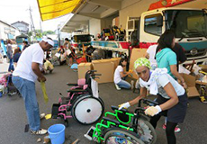 2020年度受賞団体 特定非営利活動法人　海外に子ども用車椅子を送る会の活動の様子の写真