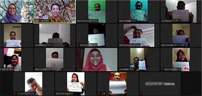 インドネシアでのEPAオンライン研修の写真