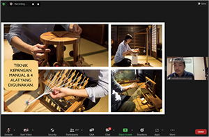 オンライン日本文化講座シリーズの写真