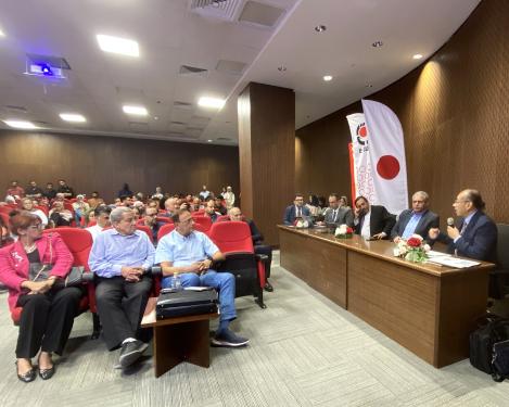 エジプト日本科学技術大学でのパネルディスカッションの様子