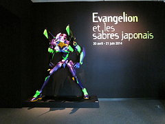 「ヱヴァンゲリヲンと日本刀」展の様子の写真1
