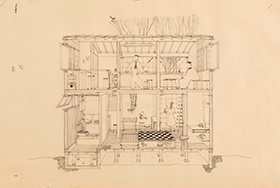 Image of Minimal House / Sectional sketch