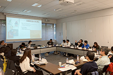 Photo of a workshop as part of the programmer exchange program.