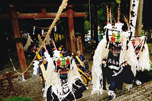 青笹しし踊り（岩手県遠野市）の写真