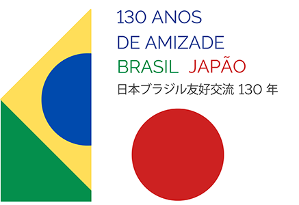 日本ブラジル友好交流130年ロゴ