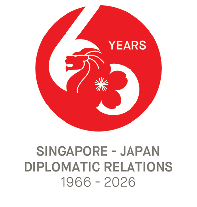 日本・シンガポール外交関係樹立60周年のロゴ
