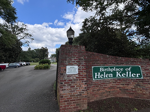一般公開されているヘレン・ケラーの生家である博物館