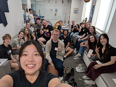 ひらがなビンゴのワークショップの様子