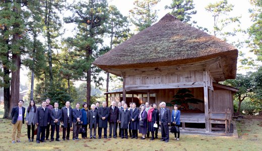 大膳神社能舞台を見学