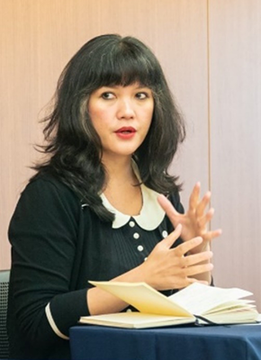 photo of Intan Paramadita during the talk session