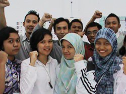 Photo of Nurse and care worker candidates in Jakarta