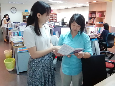 photo of coordinators at work in overseas office 1