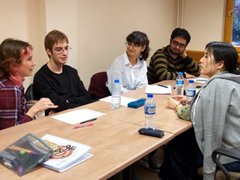 The picture of visitor session at the Culture Center