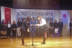 The picture of Ankara Japanese Speech Contest 
