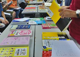 The picture of the “Japanese-Language Textbook Cafe” 