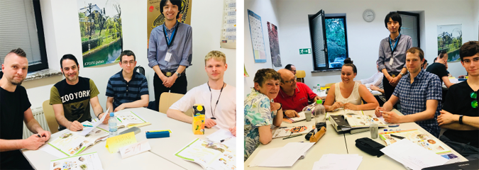 Picture of a Japanese-language course at The Japan Cultural Institute in Cologne