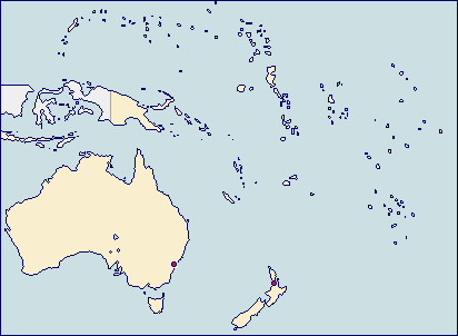 大洋州の地図