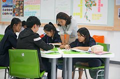 タイ高専での日本語授業の様子の写真