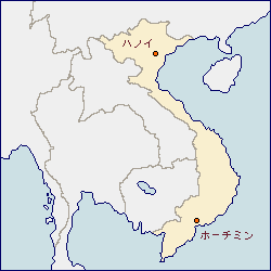 ベトナム社会主義共和国の地図