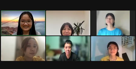 国際交流基金が実施しているオンラインでの日本語講座の写真