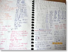 学生のポートフォリオ（漢字の勉強）