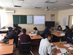 タジキスタン日本語教育セミナーの様子の画像