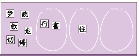 バラバラ漢字カード3