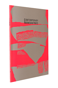Cover of CONTEMPORARY INDONESIA PRINTS exhibition catalogue